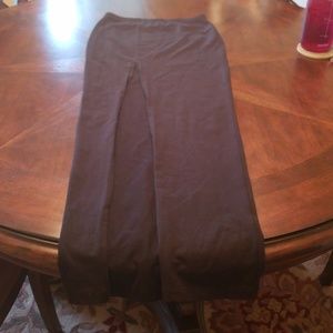 ASOS Long Fitted Skirt w/ High Slit